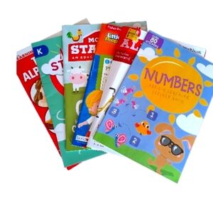 5/$25 Preschool Starter Set New Workbooks Summer Homeschool Alphabet Number